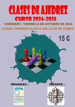 CLASES DE AJEDREZ CURSO 2024-2025.